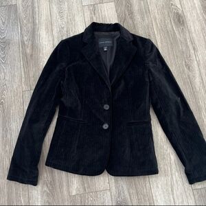 Banana Republic Velvet Black Blazer